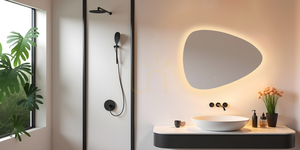 Zuma Line D3005 LED wall mirror 70 × 50 cm small 6