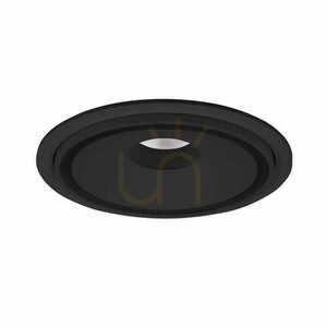 Recessed Downlight Max Light Vector H0140 Black 10W LED 3000K 12.1 cm small 1