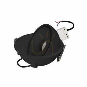 Recessed Downlight Max Light Vector H0140 Black 10W LED 3000K 12.1 cm small 3