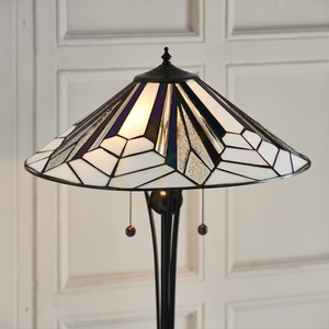 Tiffany Floor Lamp Interiors Astoria Multicolor Glass Resin 63934 small 4