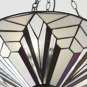 Tiffany Pendant Lamp Astoria Multicolor 3-Light Glass Interiors 63936 small 6