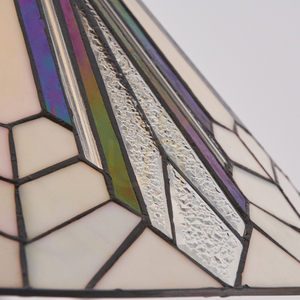 Tiffany Pendant Lamp Multicolor 40 cm Glass Steel Interiors 63937 small 6