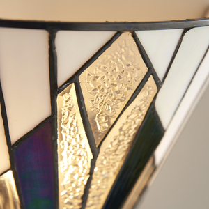 Tiffany Wall Lamp Interiors Astoria Multicolor Glass Steel 63940 small 4