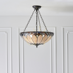 Brooklyn Tiffany Pendant Lamp Multicolor 63976 Interiors. small 2