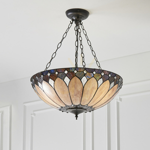 Brooklyn Tiffany Pendant Lamp Multicolor 63976 Interiors. small 3