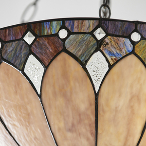 Brooklyn Tiffany Pendant Lamp Multicolor 63976 Interiors. small 6