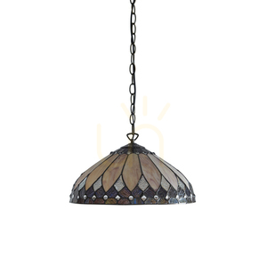 Brooklyn Tiffany Pendant Lamp Multicolor 63977 Interiors. small 1