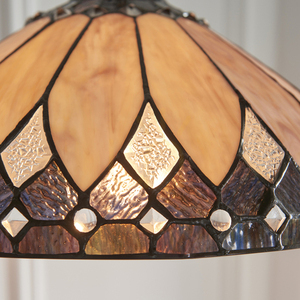 Brooklyn Tiffany Pendant Lamp Multicolor 63977 Interiors. small 6