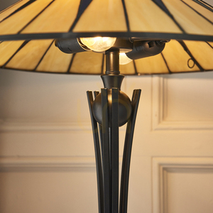 Interiors Tiffany Multicolor Table Lamp Dark Star 64045 small 6