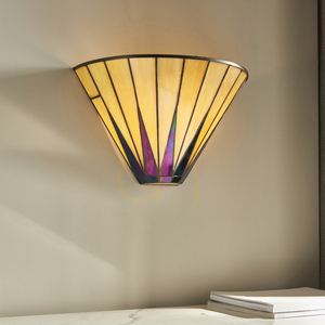 Dark star Tiffany wall lamp Multicolor 64046 Interiors. small 4