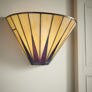 Dark star Tiffany wall lamp Multicolor 64046 Interiors. small 6