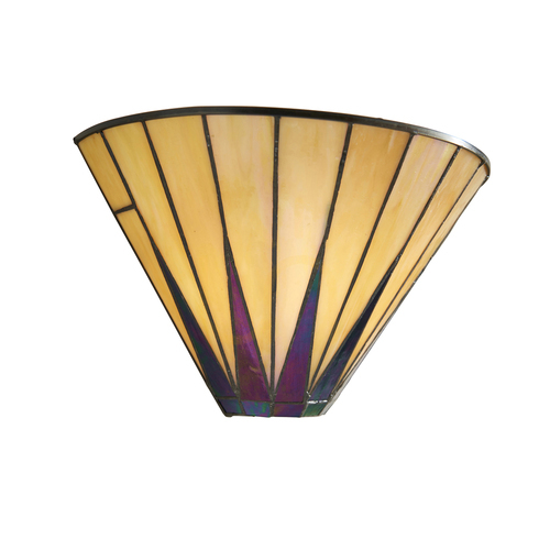 Check Dark star Tiffany wall lamp Multicolor 64046 Interiors.