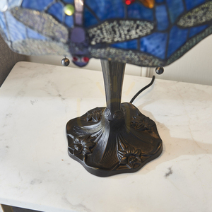 Tiffany Table Lamp Blue Dragonfly Interiors 64089 small 6