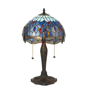 Tiffany Table Lamp Blue Dragonfly 55.5 cm Interiors 64090 small 0