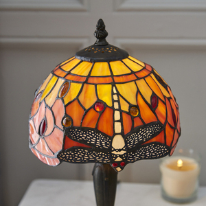 Table Lamp Dragonfly Tiffany Multicolor Interiors 64091 small 4