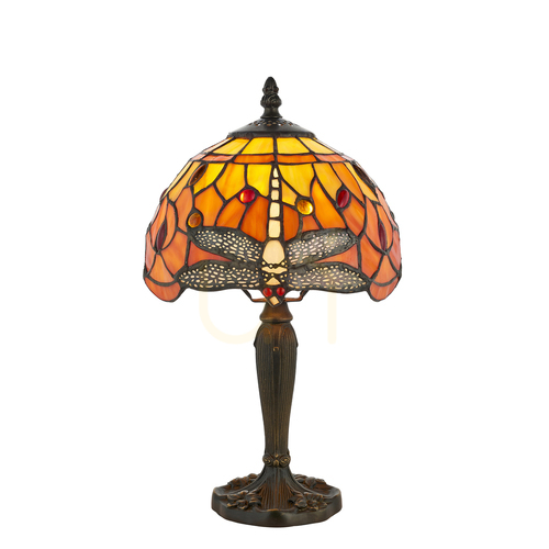 Check Table Lamp Dragonfly Tiffany Multicolor Interiors 64091
