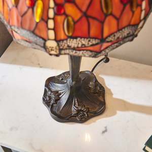 Dragonfly Tiffany Table Lamp Multicolor 64092 Interiors. small 9