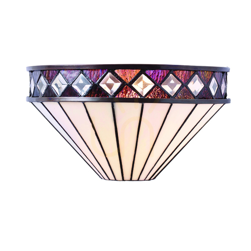 Check Fargo Tiffany wall lamp Multicolor 64149 Interiors