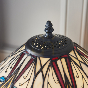 Interiors Hector Tiffany Multicolor Glass Table Lamp 40 cm 64163 small 7