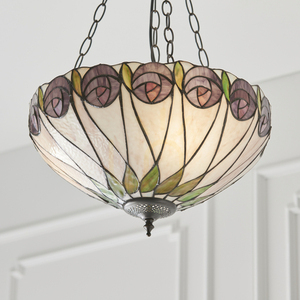 Hutchinson Tiffany Pendant Lamp Multicolor 64175 Interiors. small 2