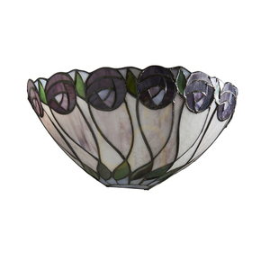 Interiors Hutchinson Tiffany Multicolor Wall Sconce 64178 small 1