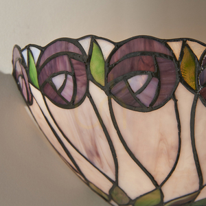 Interiors Hutchinson Tiffany Multicolor Wall Sconce 64178 small 5