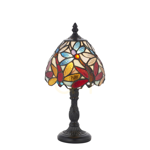 Check Lorette Tiffany Table Lamp Multicolor 64246 Interiors.