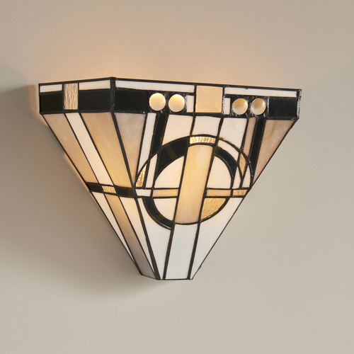 Check Metropolitan Tiffany wall lamp Multicolor 64267 Interiors