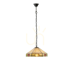 Nevada Tiffany Pendant Lamp Multicolor 64285 Interiors. small 1