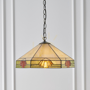 Nevada Tiffany Pendant Lamp Multicolor 64285 Interiors. small 3