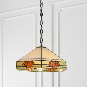 Nevada Tiffany Pendant Lamp Multicolor 64285 Interiors. small 4