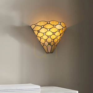 Tiffany Wall Lamp Interiors Pearl Multicolor Glass E14 64302 small 5
