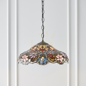Sullivan Tiffany Pendant Lamp Multicolor 64325 Interiors. small 3