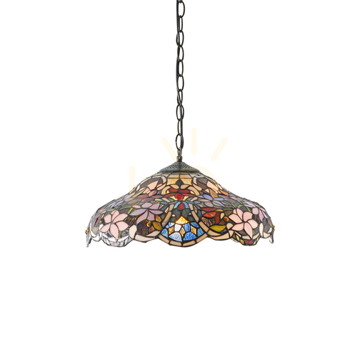 Check Sullivan Tiffany Pendant Lamp Multicolor 64325 Interiors.