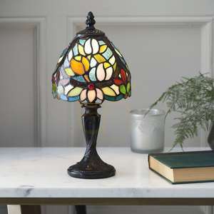 Sylvette Tiffany Table Lamp Multicolor 64331 Interiors. small 3