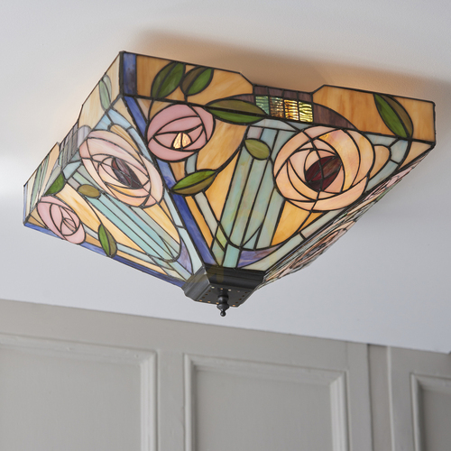 Check Willow Tiffany Multicolor Plafond 70698 Interiors.