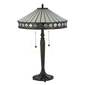Fargo Tiffany Table Lamp Multicolor 70935 Interiors. small 9