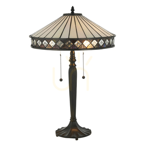 Fargo Tiffany Table Lamp Multicolor 70935 Interiors. small 0