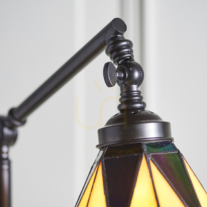 Dark star Tiffany Multicolor Standing Lamp 74355 Interiors small 7