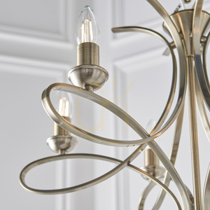 Penn Brass Pendant Lamp CA7P6BB Interiors small 6