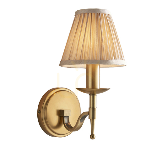 Check Stanford Brass wall lamp 63653 Interiors