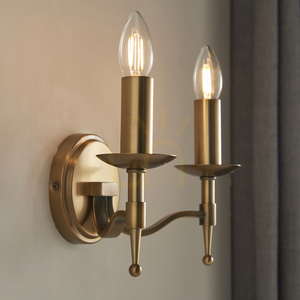 Stanford Brass wall lamp 63654 Interiors small 7