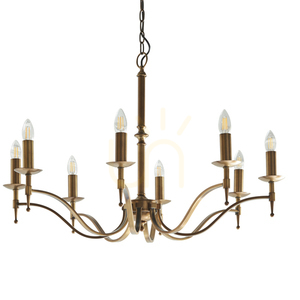 Stanford Brass Pendant Lamp CA1P8B Interiors. small 1