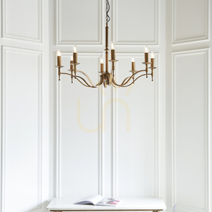 Stanford Brass Pendant Lamp CA1P8B Interiors. small 4