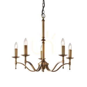 Stanford Brass Pendant Lamp CA1P5B Interiors. small 0