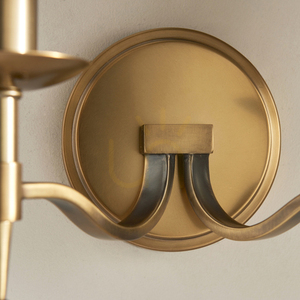 Stanford brass wall lamp CA1W2B Interiors small 4
