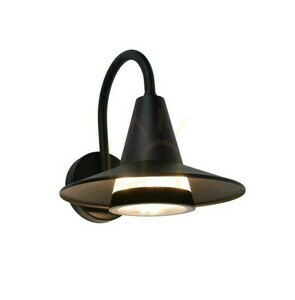 Outdoor Wall Lamp Lutec SWAN Black Aluminum 25W 5213901012 small 0