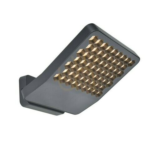 Check Outdoor Wall Lamp Lutec Atlantis 7801606118 LED 24W Grey Aluminum