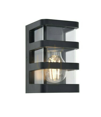 Check Outdoor Wall Lamp Lutec DALTON Black 5214501330