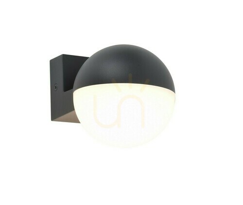 Check Outdoor Wall Lamp Lutec LOOMA Grey LED 7.8W IP54 5138002118